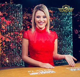 PHDREAM online casino lobby displaying multiple live dealer games and betting tables